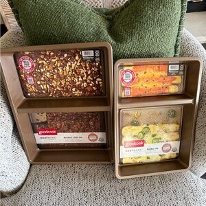 GOOD COOK Nonstick Multi Meal Pans SET OF 2 NEW Meal Prep!